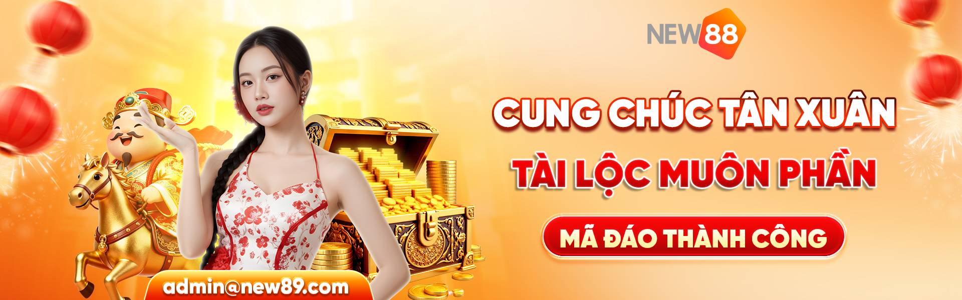 new88 cung chúc tân xuân, tài lộc muôn phần